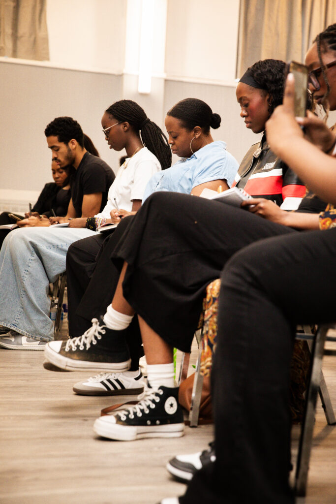 Young adults seated together during a WYPP gathering